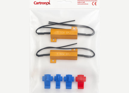 CANBUS Weerstand | 12V 50W 6 Ohm | Foutcode Verwijderaar | Set van 2