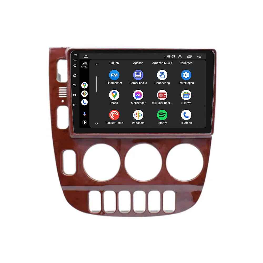 Mercedes ML | Android 13 | Autoradio | 1999 t/m 2004 | CarPlay & Android Auto