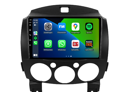 Mazda 2 | Android 13 | Autoradio | 2008 t/m 2014 | CarPlay & Android Auto