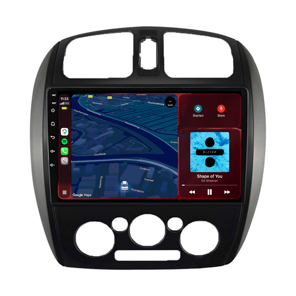 Mazda 323-radio med CarPlay og Android Auto | 2003–2009 | 9 tommer | Android 15 | CTX-7300