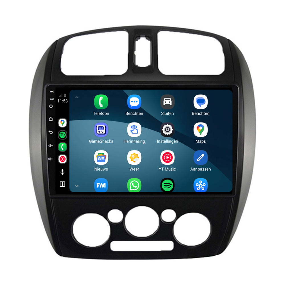 Mazda 323-radio med CarPlay og Android Auto | 2003–2009 | 9 tommer | Android 15 | CTX-7300