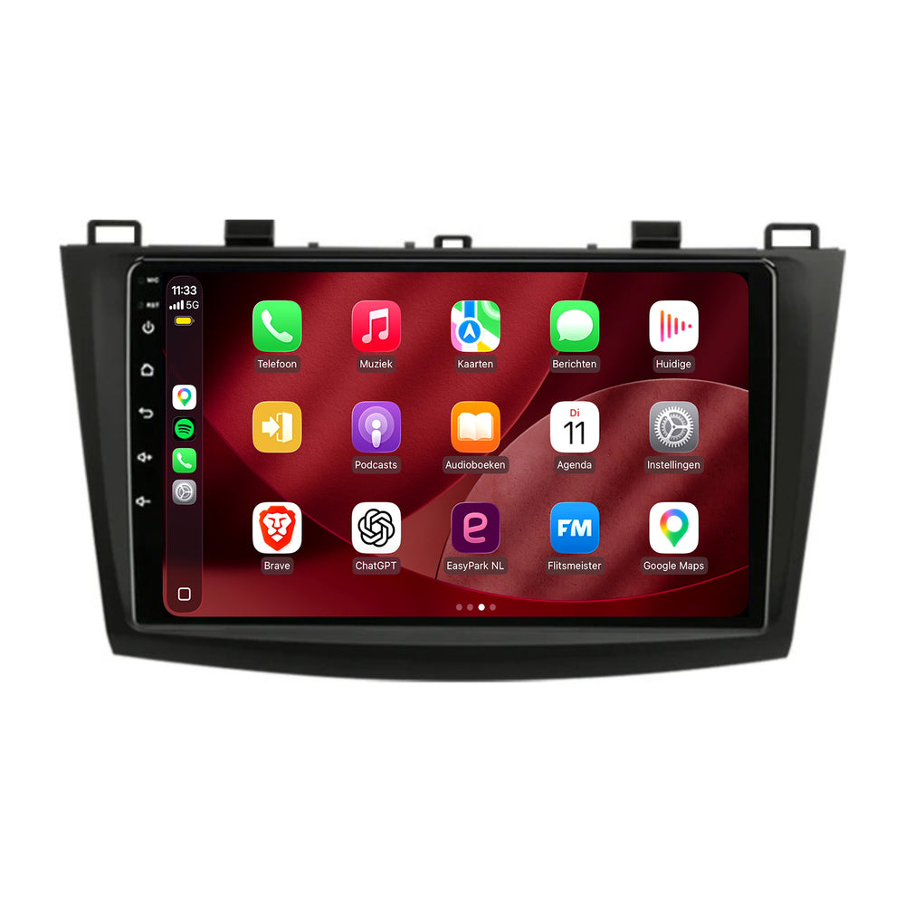 Mazda 3 | Android 15 | 9 inch Autoradio | 2010 t/m 2013 | CarPlay & Android Auto