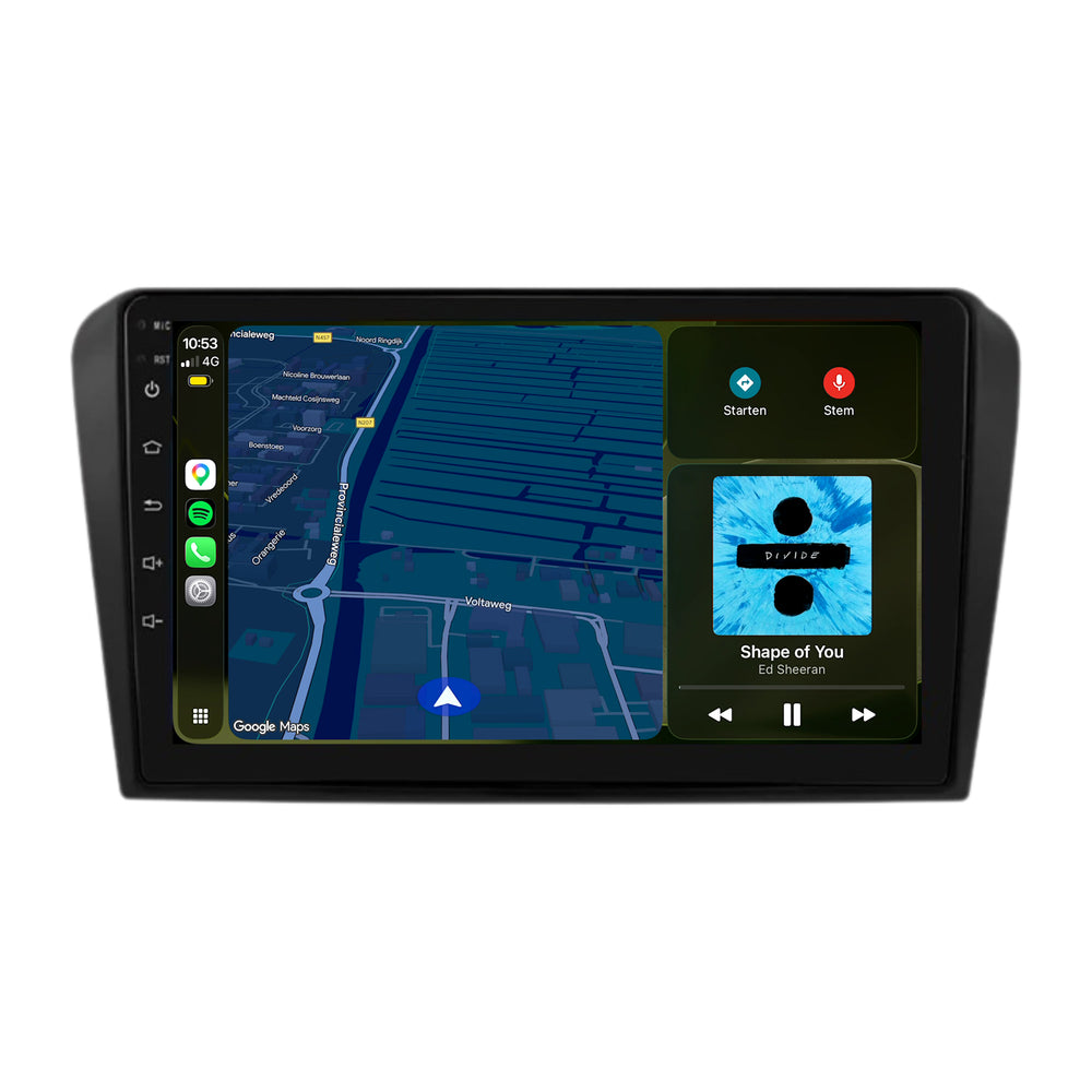 Mazda 3 | Android 13 | Autoradio | 2003 t/m 2009 | CarPlay & Android Auto