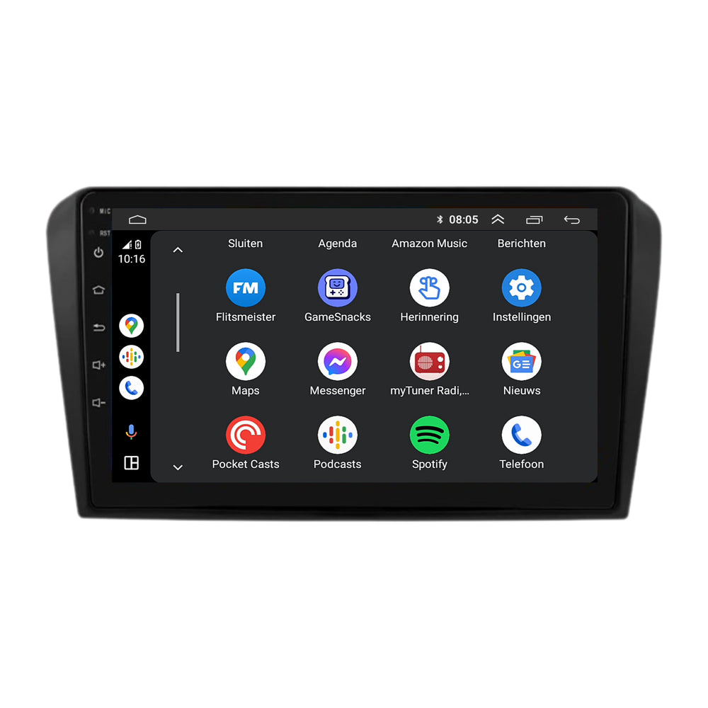 Mazda 3 | Android 13 | Autoradio | 2003 t/m 2009 | CarPlay & Android Auto