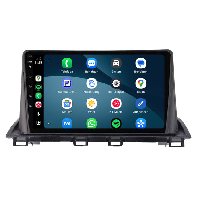 Mazda 3-Radio mit CarPlay & Android Auto | 2013–2017 | 9 Zoll | Android 15 | CTX-7386