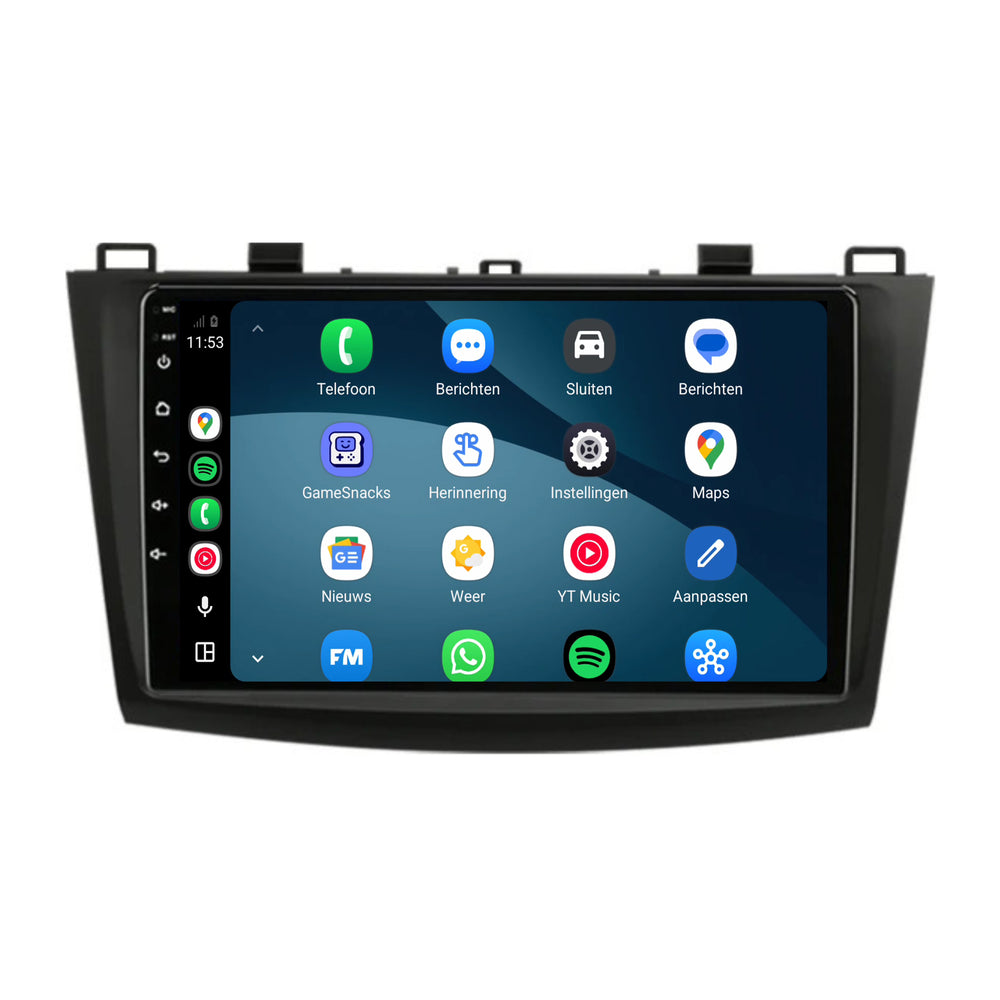 Mazda 3 | Android 15 | 9 inch Autoradio | 2010 t/m 2013 | CarPlay & Android Auto