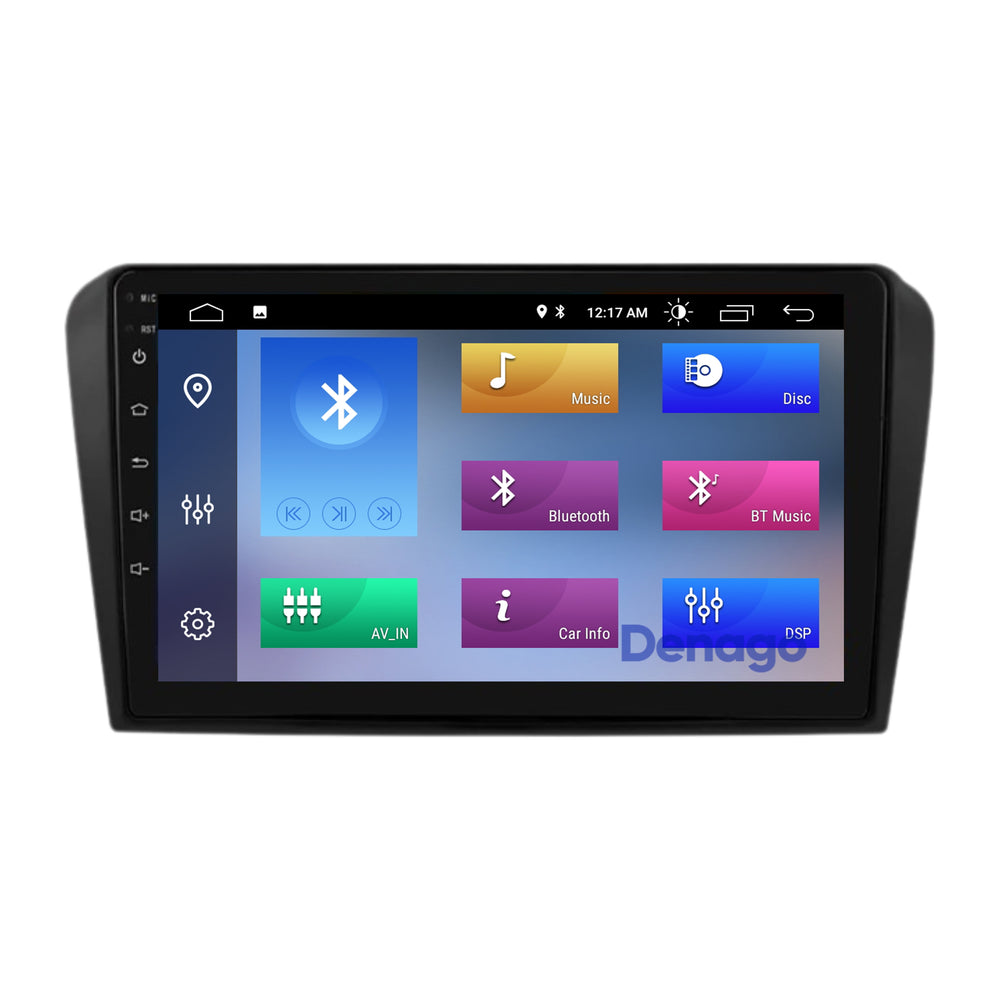 Mazda 3 CarPlay autoradio | 2003 t/m 2009 | Denago DNG-A467 | 9 inch | Android 13 | Draadloos CarPlay & Android Auto