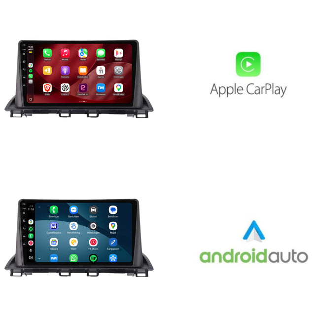 Mazda 3-Radio mit CarPlay & Android Auto | 2013–2017 | 9 Zoll | Android 15 | CTX-7386