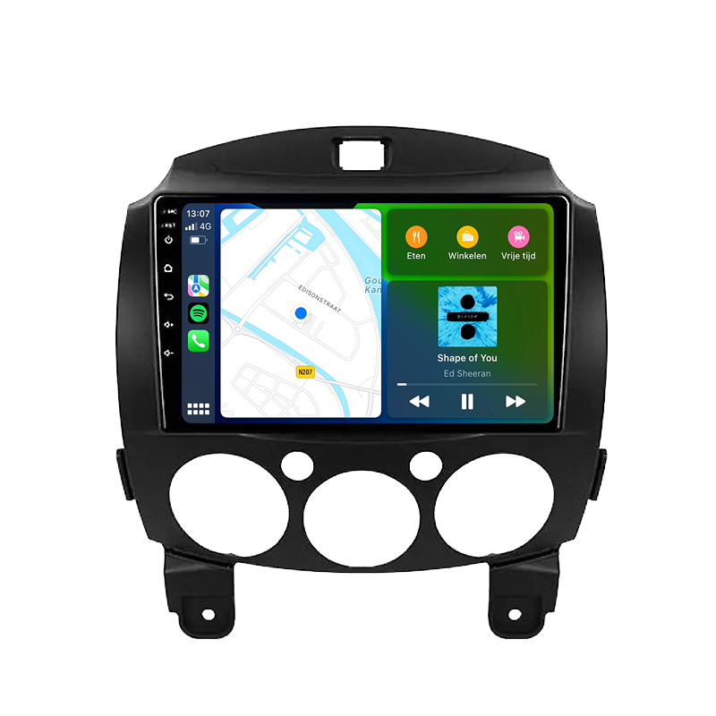 Mazda 2 | Android 13 | Autoradio | 2008 t/m 2014 | CarPlay & Android Auto