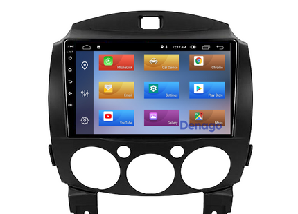 Autoradio Mazda 2 CarPlay | 2008 à 2014 | Denago DNG-A26 | Écran 9 pouces | Android 13 | CarPlay sans fil & Android Auto