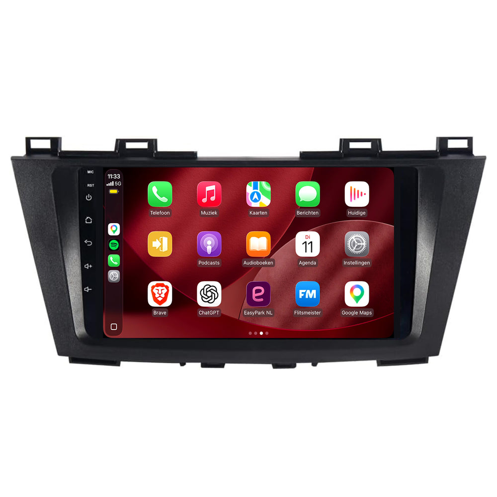 راديو Mazda 5 مع CarPlay وAndroid Auto | 2010–2015 | 9 بوصات | Android 15 | CTX-7321