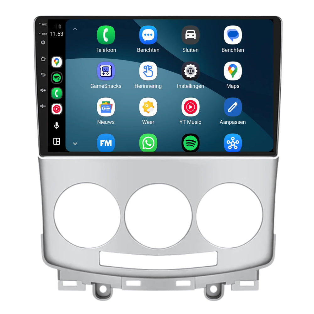Mazda 5 | Android 15 | 9 inch Autoradio | 2005 t/m 2010 | CarPlay & Android Auto