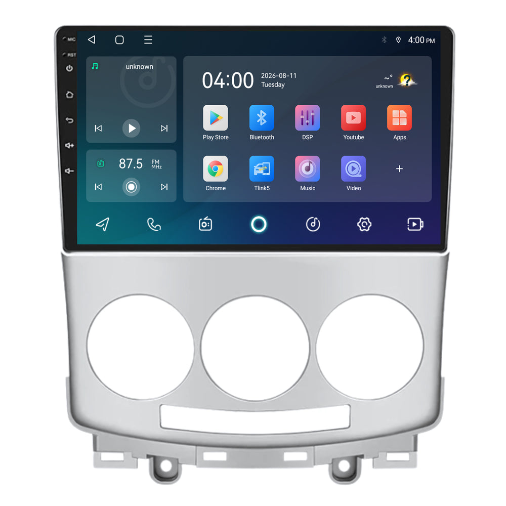 Mazda 5 | Android 15 | 9 inch Autoradio | 2005 t/m 2010 | CarPlay & Android Auto