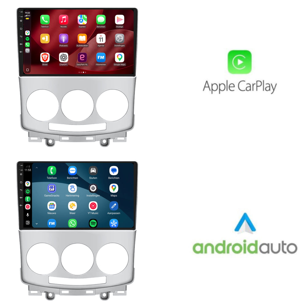 Mazda 5 | Android 15 | 9 inch Autoradio | 2005 t/m 2010 | CarPlay & Android Auto