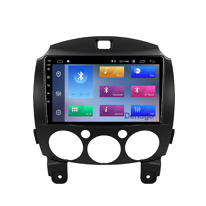 Radio para coche Mazda 2 CarPlay | 2008 a 2014 | Denago DNG-A26 | 9 pulgadas | Androide 13 | CarPlay inalámbrico y Android Auto