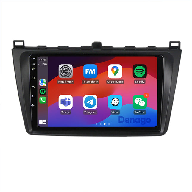 Mazda 6 CarPlay autoradio | 2008 t/m 2012 | Denago DNG-A391 | 9 inch | Android 13 | Draadloos CarPlay & Android Auto