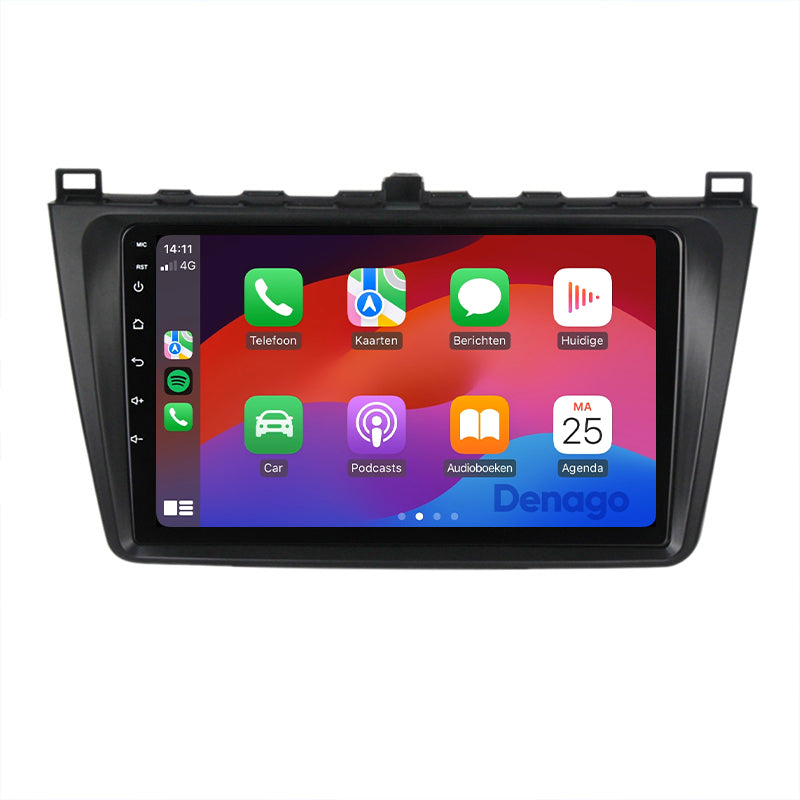 Mazda 6 CarPlay car radio | 2008 to 2012 | Denago DNG-A391 | 9 inches | Android 13 | Wireless CarPlay & Android Auto