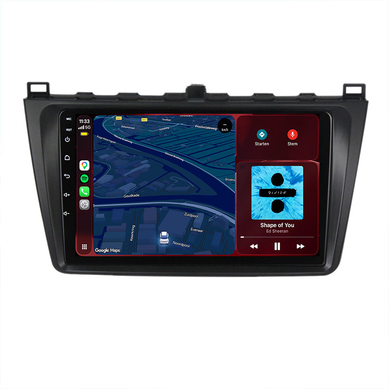 Mazda 6-radio med CarPlay og Android Auto | 2008–2012 | 9 tommer | Android 15 | CTX-7391