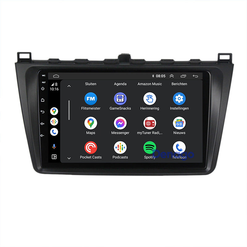 Mazda 6 CarPlay car radio | 2008 to 2012 | Denago DNG-A391 | 9 inches | Android 13 | Wireless CarPlay & Android Auto