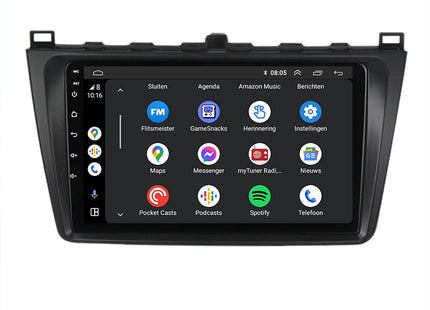 Mazda 6 | Android 13 | Autoradio | 2008 t/m 2012 | CarPlay & Android Auto