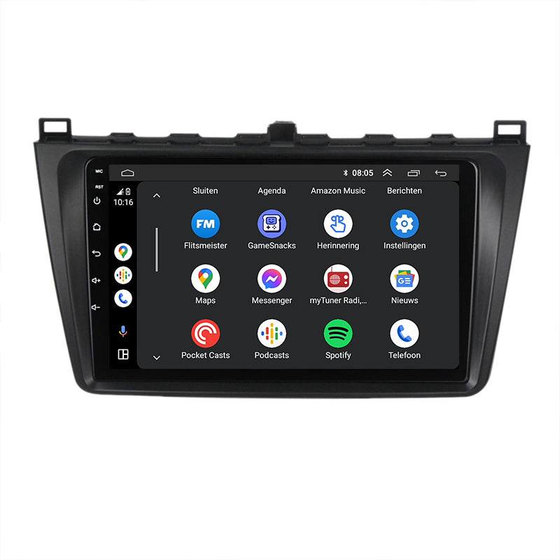Mazda 6 | Android 13 | Car radio | 2008 to 2012 | CarPlay & Android Auto