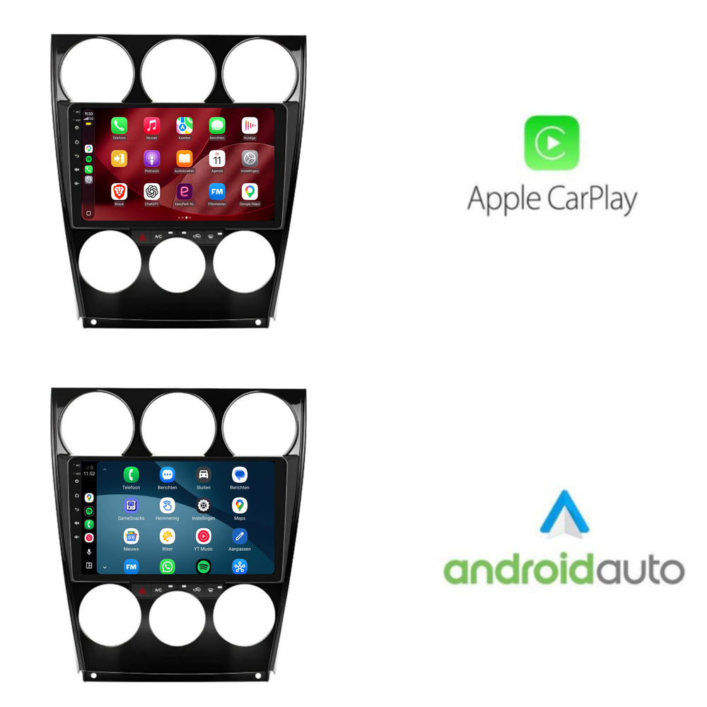 Mazda 6 <tc>CarPlay</tc> & <tc>Android Auto</tc> Radio | 2002 a 2007 | 9 pulgadas | Android 15 | CTX-7130