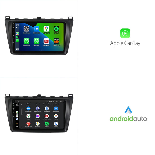 Mazda 6 | Android 13 | Autoradio | 2008 t/m 2012 | CarPlay & Android Auto