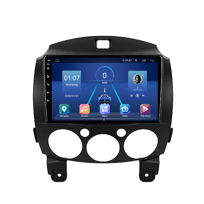 Mazda 2 | Android 13 | Autoradio | 2008 t/m 2014 | CarPlay & Android Auto