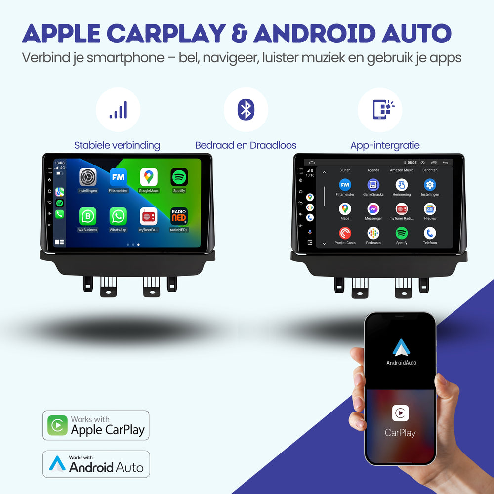 Mazda 2 | Android 13 | Autoradio | 2015 t/m 2022 | CarPlay & Android Auto