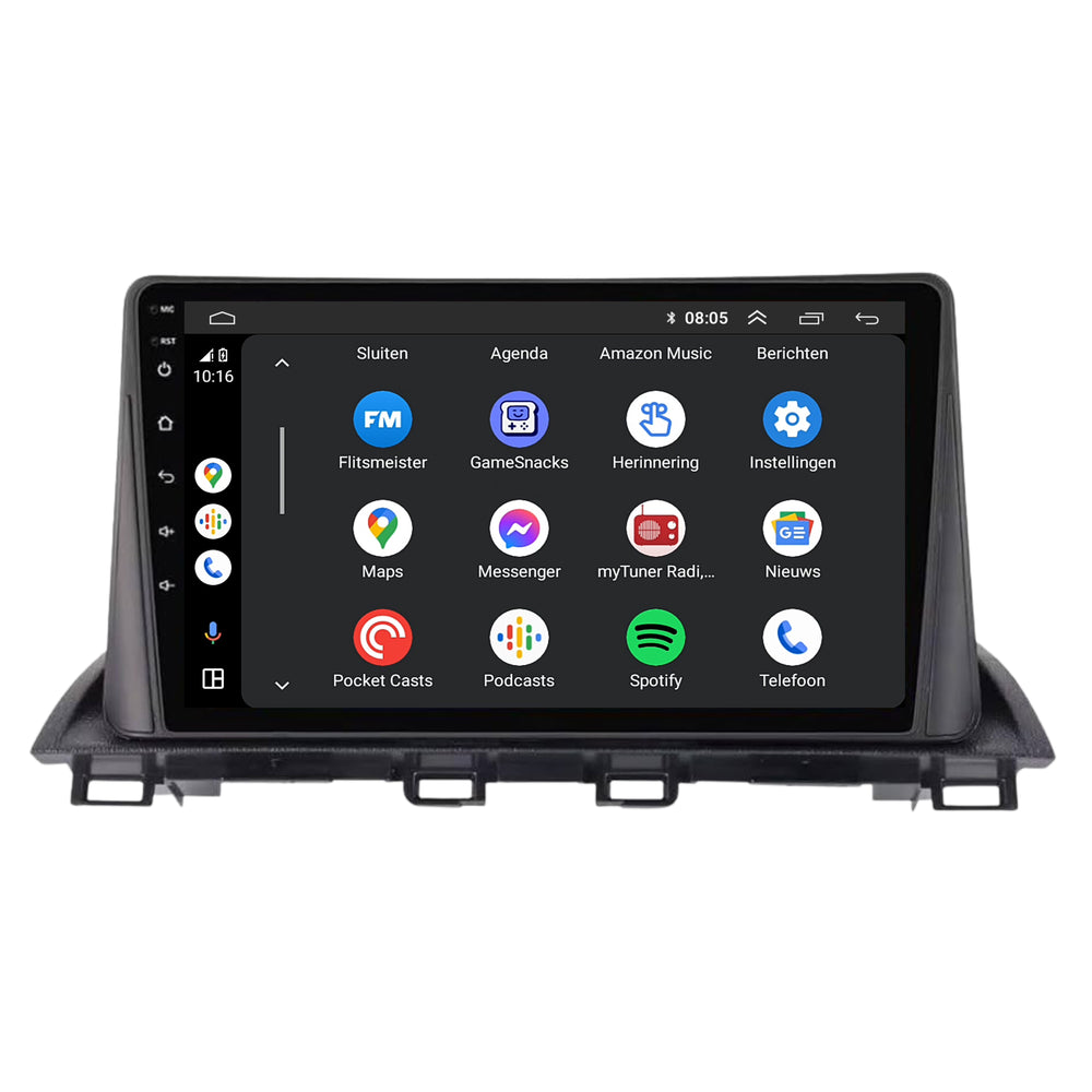 Mazda 3 | Android 13 | Car radio | 2013 to 2017 | CarPlay & Android Auto