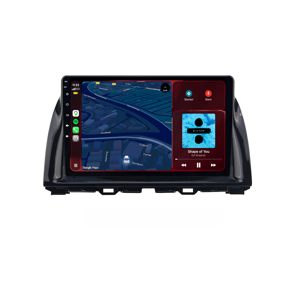Radio z CarPlay i Android Auto do Mazdy CX-5 | 2012–2016 | 10 cali | Android 15 | CTX-7345