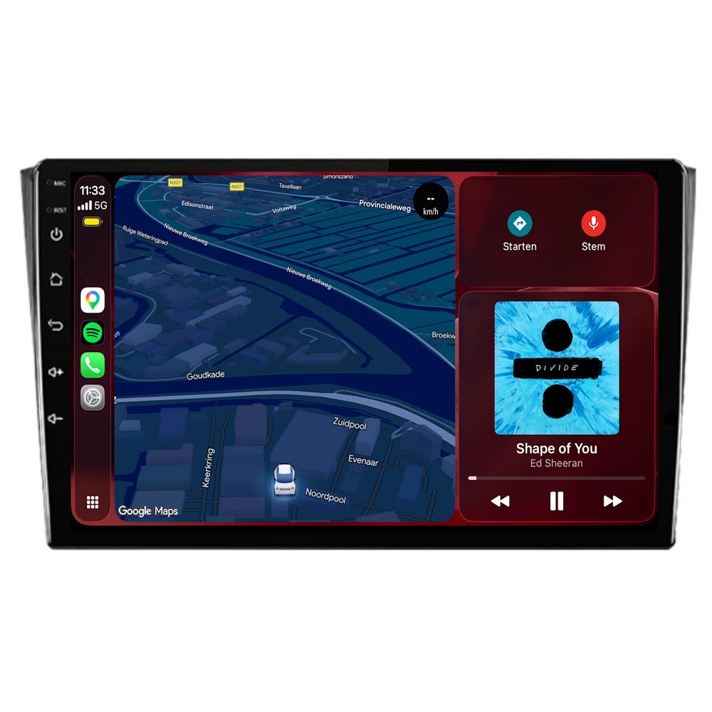 Mazda CX-9-radio med CarPlay og Android Auto | 2007–2015 | 10 inch | Android 15 | CTX-7201
