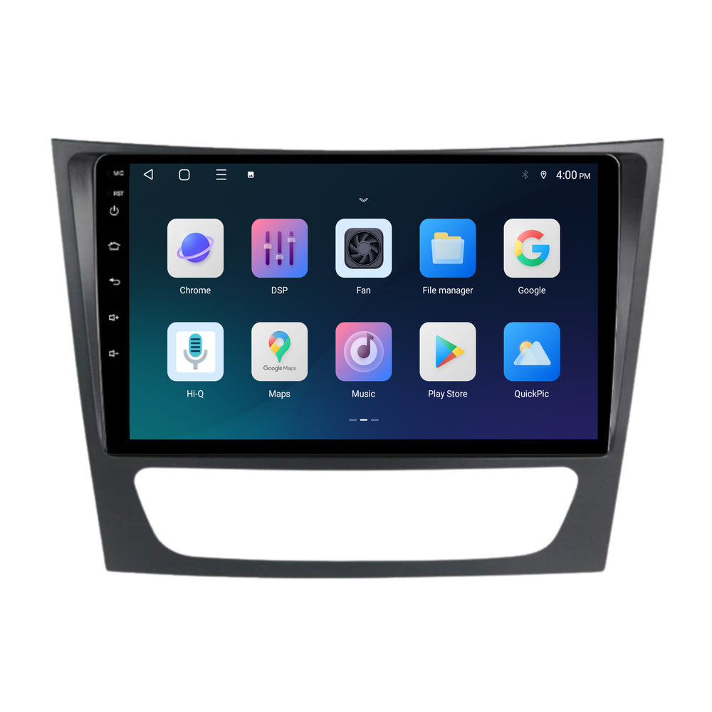 Mercedes E-Klasse W211, CLS W219 & G-Klasse W463 CarPlay & Android Auto radio | 2002 t/m 2010 | 9 inch | Android 15 | CTX-7188