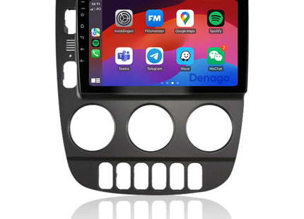 Mercedes ML CarPlay autoradio | 1999 t/m 2004 | Denago DNG-A366 | 9 inch | Android 13 | Draadloos CarPlay & Android Auto | Extra Side Button