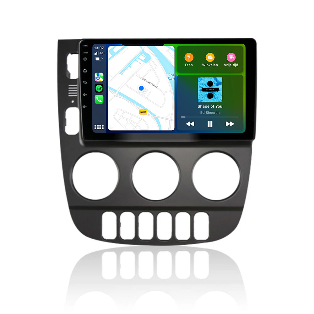 Mercedes ML W163 | Androide 13 | Radio de coche | 1999 a 2004 | Carplay y Android Auto | diseño de madera