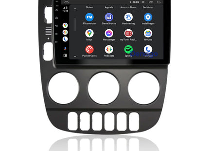 Mercedes ML CarPlay autoradio | 1999 t/m 2004 | Denago DNG-A366 | 9 inch | Android 13 | Draadloos CarPlay & Android Auto | Extra Side Button