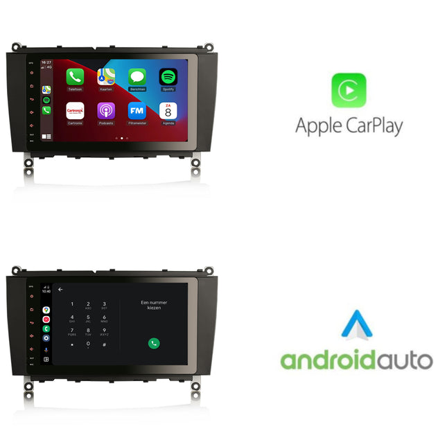 Mercedes CLK | Android 16 | 8 inch Autoradio | 2002 t/m 2009 | CarPlay & Android Auto