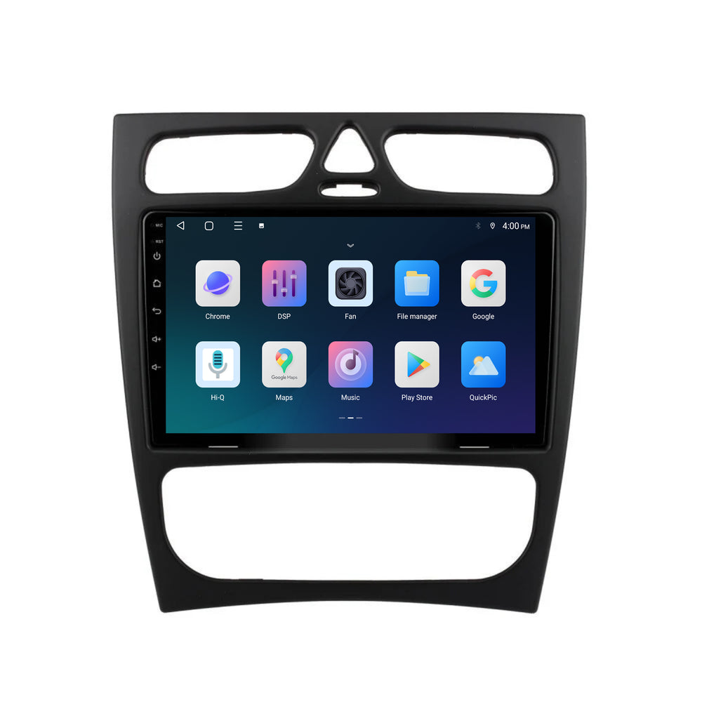 Mercedes C-Klasse W203 | Android 15 | 9 inch Autoradio | 2000 t/m 2004 | CarPlay & Android Auto