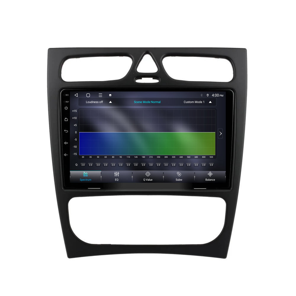 Mercedes C-Klasse W203 | Android 15 | 9 inch Autoradio | 2000 t/m 2004 | CarPlay & Android Auto