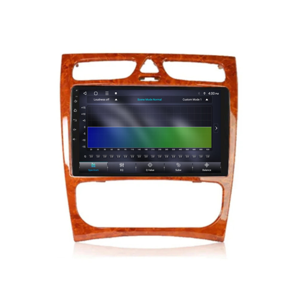 Mercedes C-Klasse W203 CarPlay- og Android Auto-radio | 2000–2004 | 9 tommer | Android 15 | CTX-7203