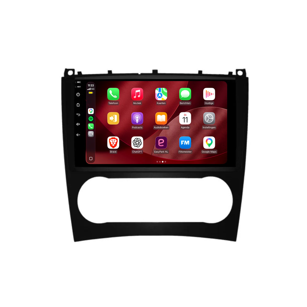 Mercedes CLC CarPlay & Android Auto-radio | 2008–2011 | 9 inch | Android 15 | CTX-7500