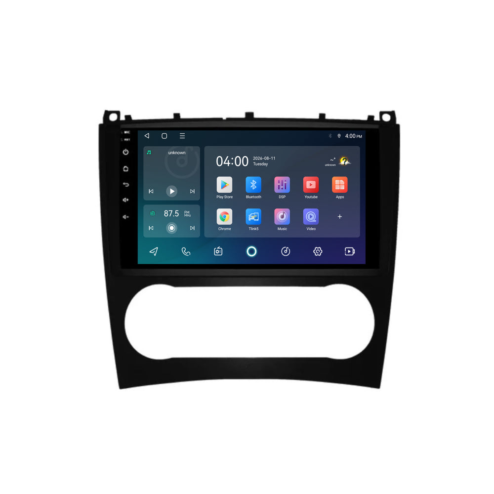 Mercedes CLC CarPlay & Android Auto-radio | 2008–2011 | 9 inch | Android 15 | CTX-7500