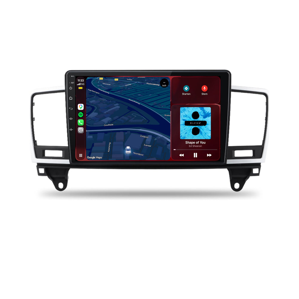 Autoradio CarPlay & Android Auto pour Mercedes ML-Klasse | 2011–2015 | 9 pouces | Android 15 | CTX-7275