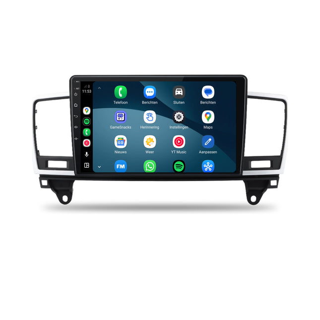 راديو Mercedes ML-Klasse مع CarPlay وAndroid Auto | 2011–2015 | 9 بوصات | Android 15 | CTX-7275
