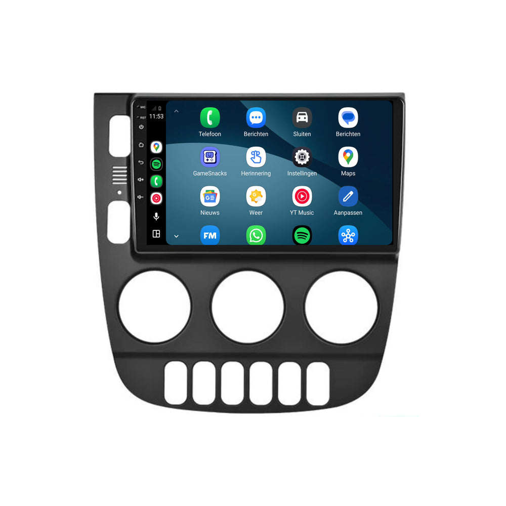 راديو Mercedes ML مع CarPlay وAndroid Auto | 1999–2004 | 9 بوصات | Android 15 | CTX-7221