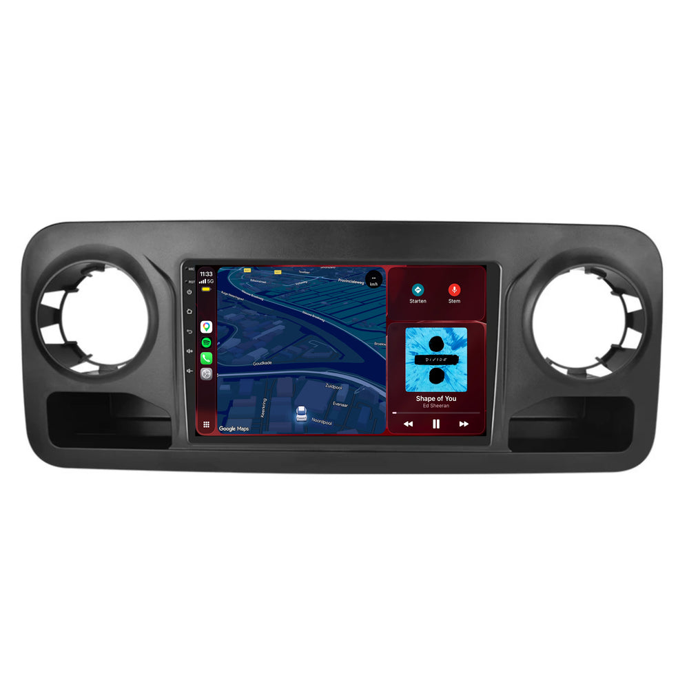 Mercedes Sprinter CarPlay & Android Auto radio | 2018 t/m 2023 | 9 inch | Android 15 | CTX-7105