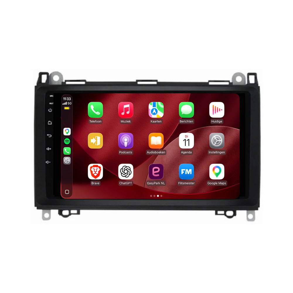 Mercedes Sprinter | Android 15 | 9 inch Autoradio | 2006 t/m 2018 | CarPlay & Android Auto