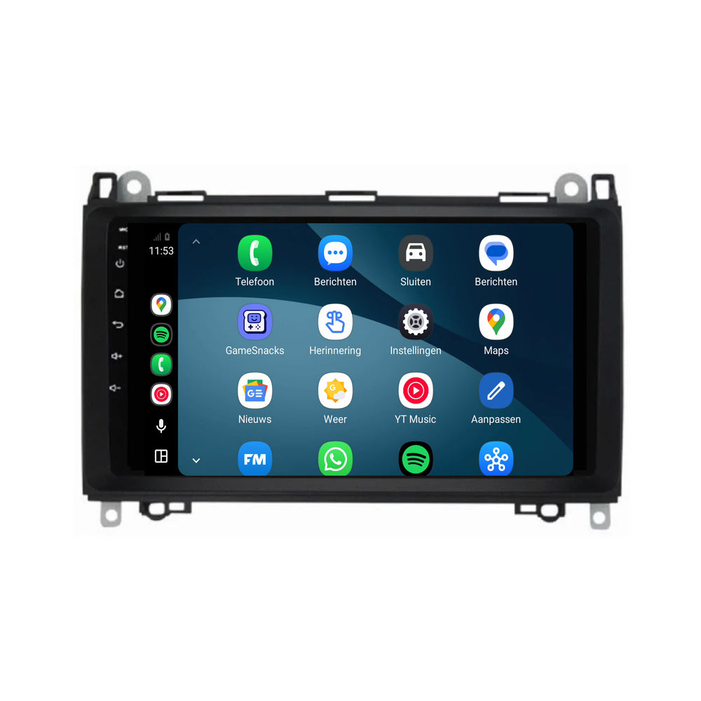 Mercedes B-Klasse | Android 15 | 9 inch Autoradio | 2005 t/m 2011 | CarPlay & Android Auto