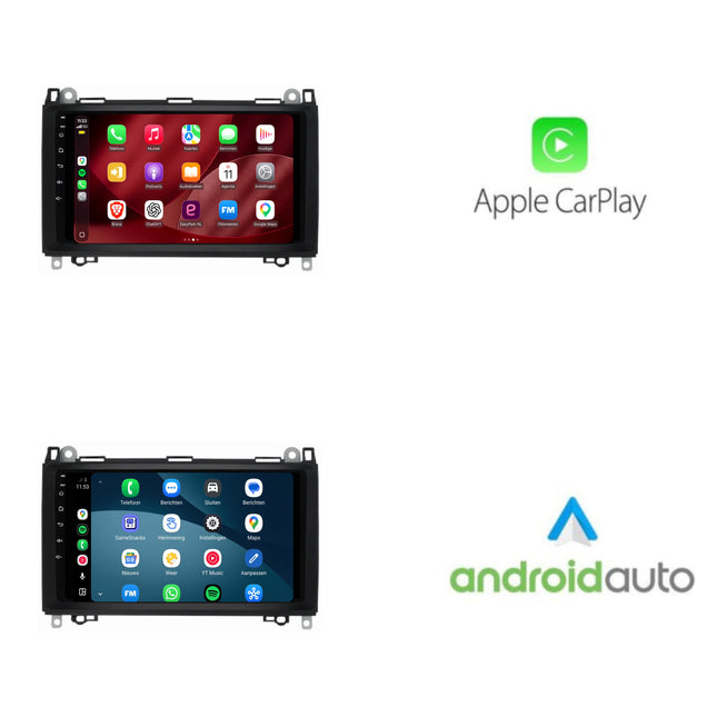 Mercedes A-klasse | Android 15 | 9 inch Autoradio | 2004 t/m 2012 | CarPlay & Android Auto