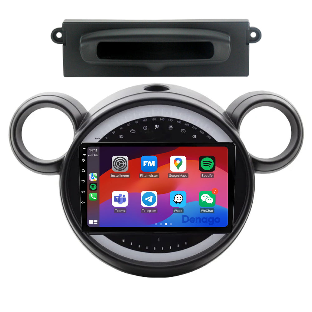 Mini Cooper Countryman R60 CarPlay autoradio | 2011 t/m 2014 | Denago DNG-A401 | 9 inch | Android 13 | Draadloos CarPlay & Android Auto